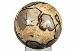 Polished Septarian Sphere - Madagascar #210178-1
